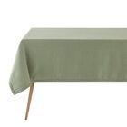 Tablecloth Nuances Green 59"x59" 50% cotton - 50 % linen, , hi-res image number 0