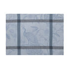 Placemat À l'orangerie Blue 20"x14" 100% linen, , hi-res image number 1