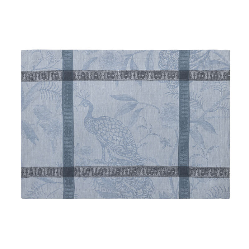 Placemat À l'orangerie Blue 50x36 100% linen, , hi-res image number 1