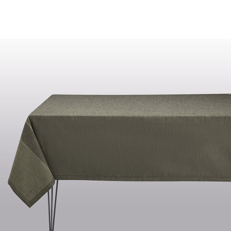 Nappe Slow Life Fougere 150x150 89% coton / 11% lin, , hi-res image number 0