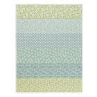 Tea towel Wagara Green 24"x31" 100% cotton, , hi-res image number 0