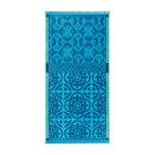 Beach towel Santorin Turquoise 100x200 100% cotton, , hi-res image number 1