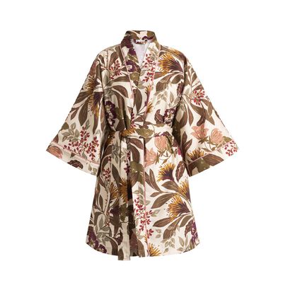 Kimono Panache de fleurs  Cotton