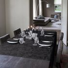 Tablecloth Tivoli Onyx 69"x69" 100% linen, , hi-res image number 1
