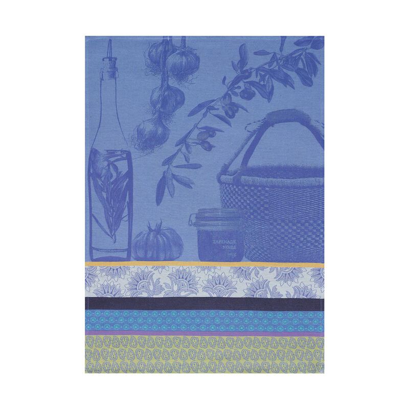 Tea towel Saveurs de Provence Lavender blue 24"x31" 100% cotton, , hi-res image number 0