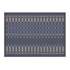 Coated placemat Origin Rythme Blue 20"x14" 100% cotton, , hi-res image number 2