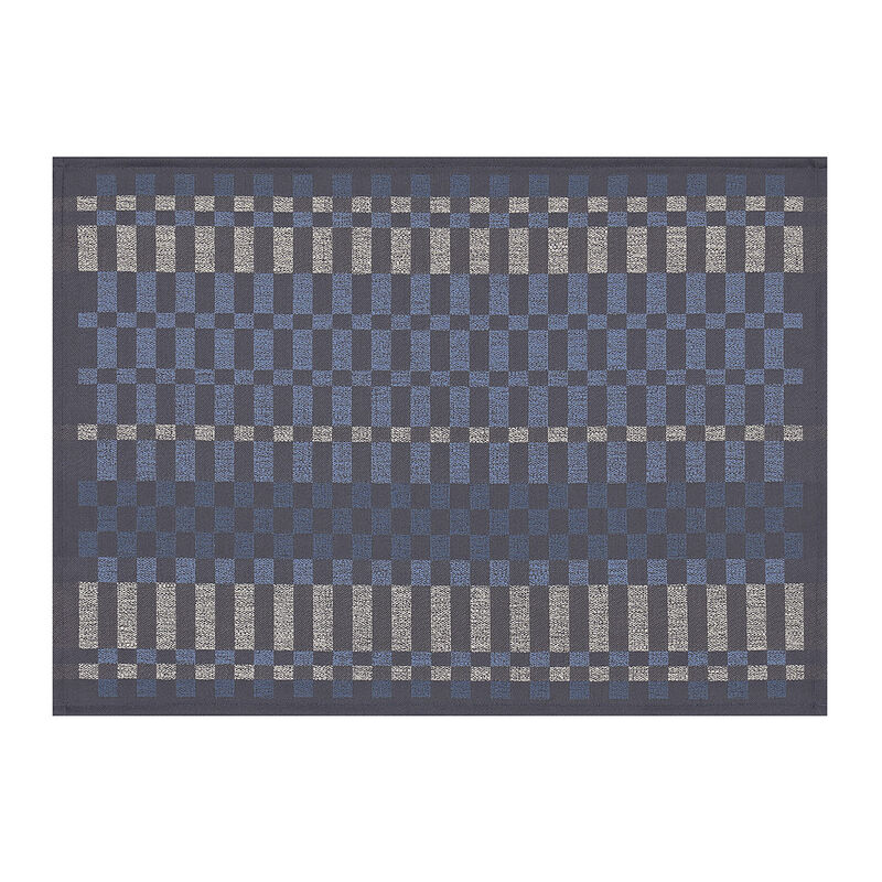 Coated placemat Origin Rythme Blue 20"x14" 100% cotton, , hi-res image number 2