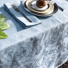 Tablecloth Tivoli Blue 69"x69" 100% linen, , hi-res image number 1