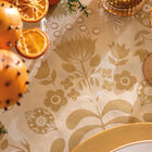 Tablecloth Féerie Yellow 47"x47" 100% cotton, , hi-res image number 2