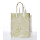 Hand-carried bag Palme Green 100% cotton, acrylic coating. Garnish: Cattle leather, , hi-res image number 1
