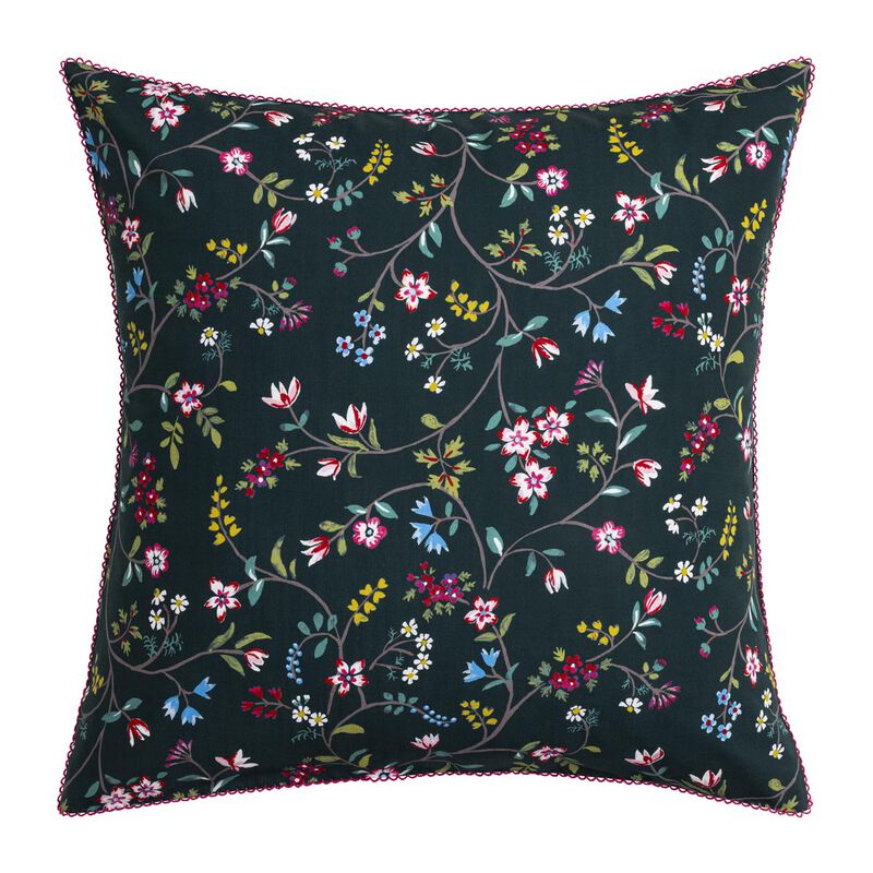 Pillowcase Vagabonde Green 16"x31" 100% cotton, , hi-res image number 2