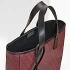 Hand-carried bag Pivoine Burgundy  100% cotton, acrylic coating. Garnish: Cattle leather, , hi-res image number 5