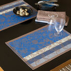 Coated placemat Cottage Blue 50x36 100% cotton, , hi-res image number 0