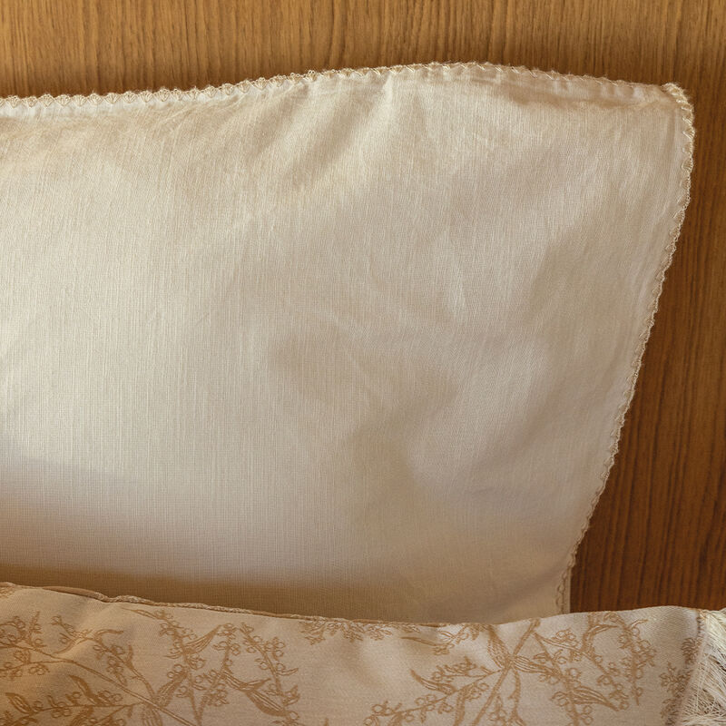 Pillowcase Eclat Light Beige 20"x30" 100% cotton, , hi-res