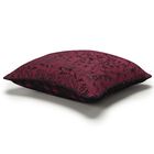 Cushion cover Estampe Plum 16"x16" 44%Viscose/ 38%Cotton/ 12%Polyester/ 6%Linen, , hi-res image number 5