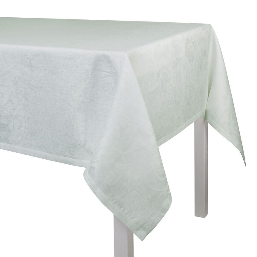 Tablecloth Tivoli Mist 94"x94" 100% linen, , hi-res image number 0
