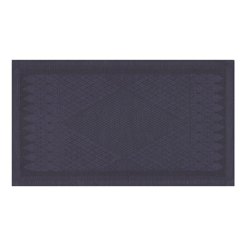 Set de table Club Satin Prusse 50x30 89% coton / 11% lin, , hi-res image number 0