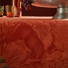 Tablecloth Forêt enchantée Orange 69"x69" 100% cotton, , hi-res image number 2