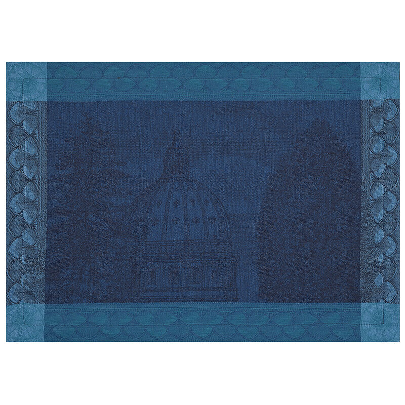 Placemat Symphonie Baroque Dusk 21"x15" 100% linen, , hi-res