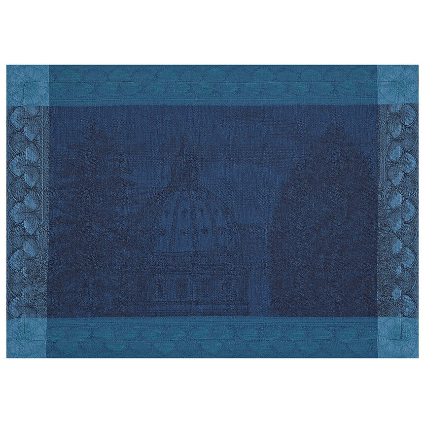 Placemat Symphonie Baroque Dusk 21"x15" 100% linen, , hi-res image number 0