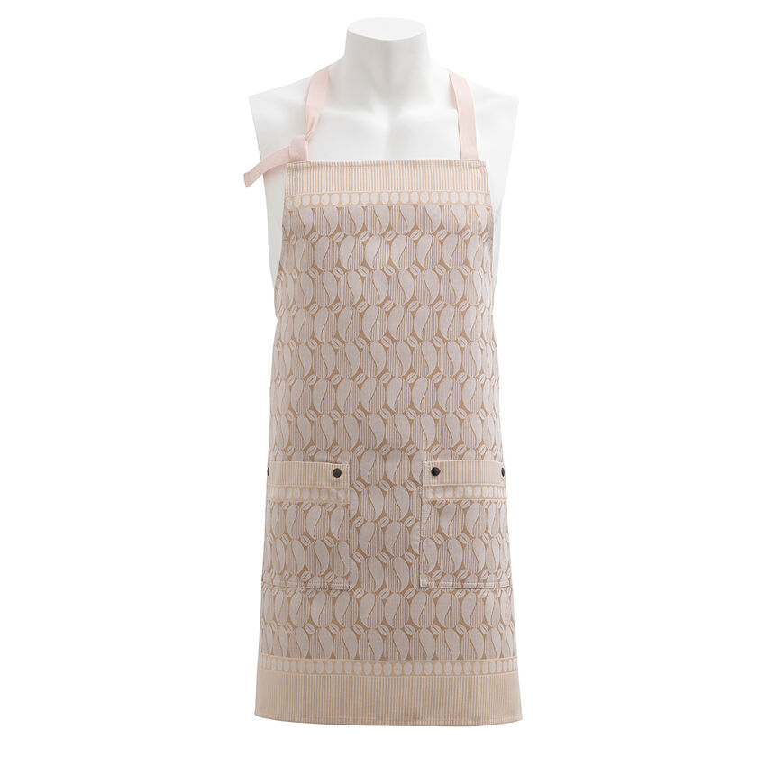 Apron Barista Beige 31"x38" 100% cotton, , hi-res image number 0