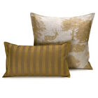 Cushion cover Souveraine  Gold 50x50 100% linen, , hi-res image number 0