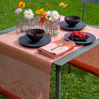 Runner Instant Bucolique Pink 20"x59" 100% linen, , hi-res image number 0