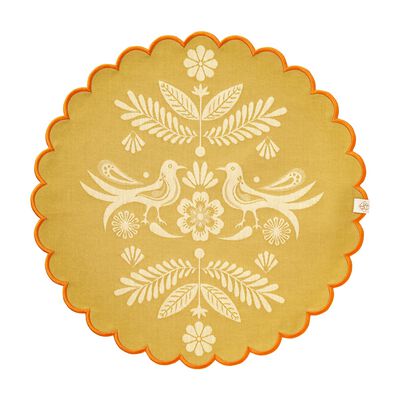 Coated Round placemat Alegria Cotton