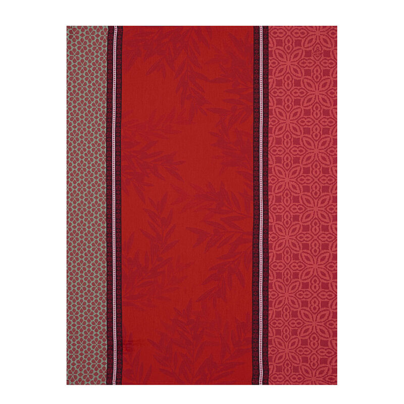 Tea towel Luberon Red 24"x31" 100% cotton, , hi-res image number 0