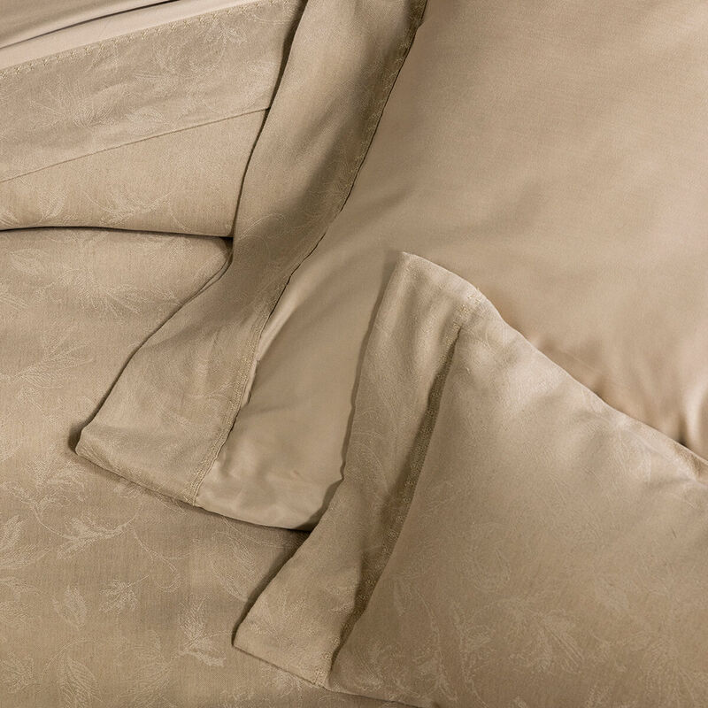Pillowcase Arabesque Beige 50% cotton - 50 % linen, , hi-res image number 4