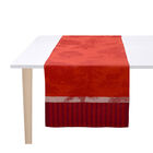Runner Souveraine Red 20"x59" 100% linen, , hi-res image number 1