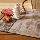 Tea towel Carnet de Paris Bitume 24"x31" 100% cotton, , hi-res image number 0