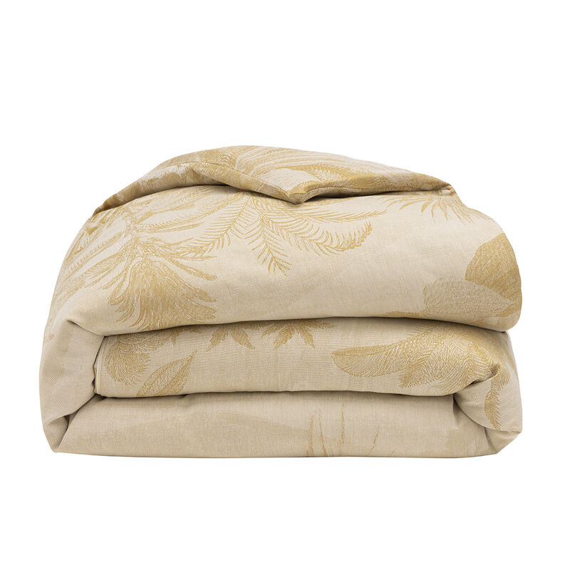 Quilt cover Sinharâja Yellow 35"X71" 100% cotton, , hi-res image number 1