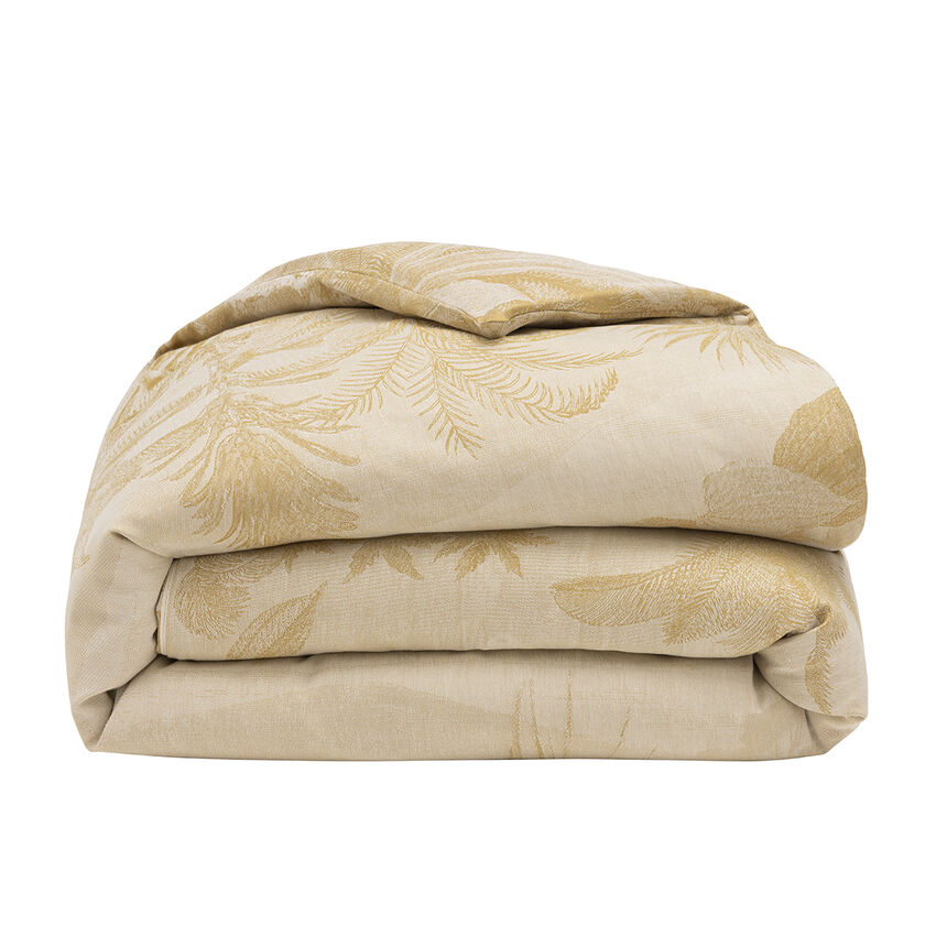 Housse de courtepointe Sinhar&acirc;ja Fauve 90X180 100% coton, , hi-res image number 1