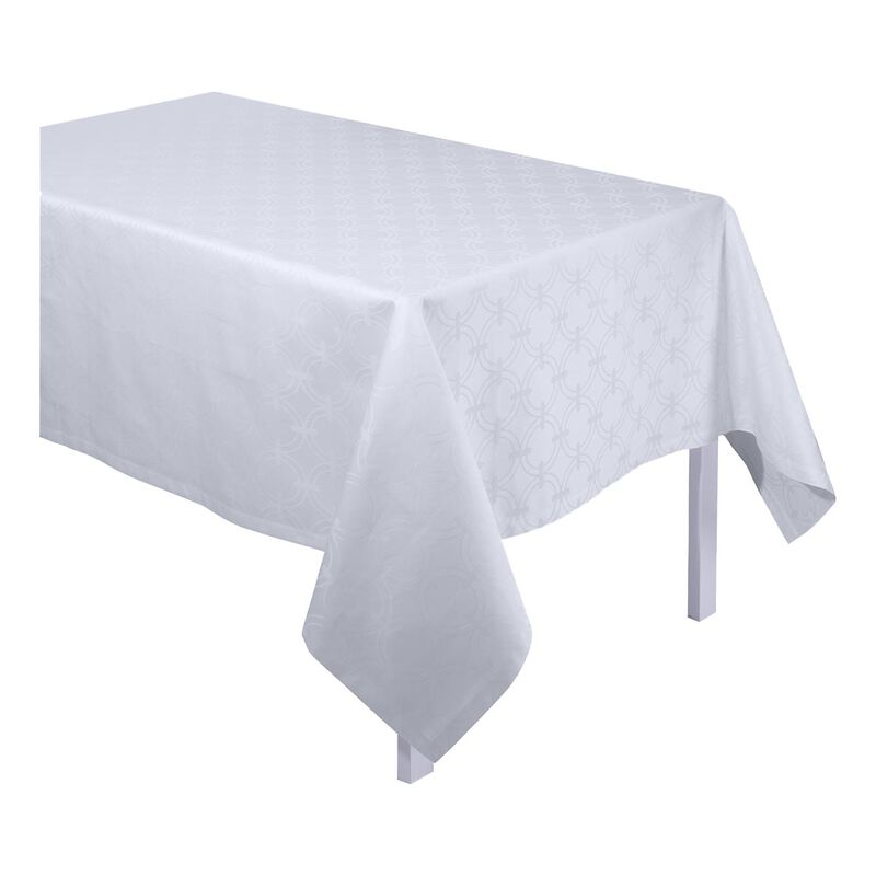 Tablecloth Anneaux White 170x170 100% cotton, , hi-res image number 2
