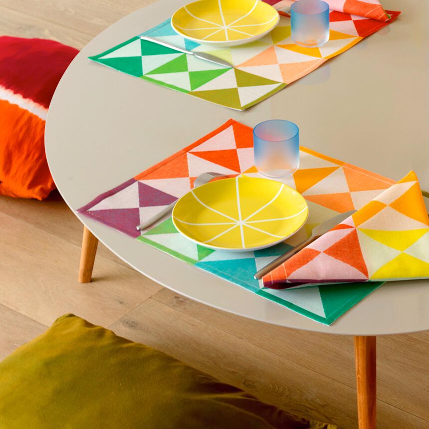 Placemat Origami Multico 19"x14" 100% cotton, , hi-res image number 3