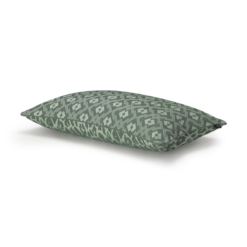 Cushion cover Nature Sauvage Green 20"x20" 100% cotton, , hi-res image number 1