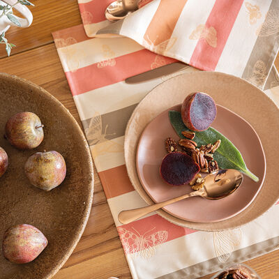 Coated placemat Bal des papillons Coated Cotton,  Coated placemat Bal des papillons Coated Cotton
