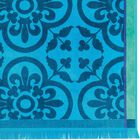 Beach towel Santorin Turquoise 100x200 100% cotton, , hi-res image number 2