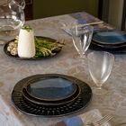Coated tablecloth Cottage Blue 175x175 100% cotton, , hi-res image number 1
