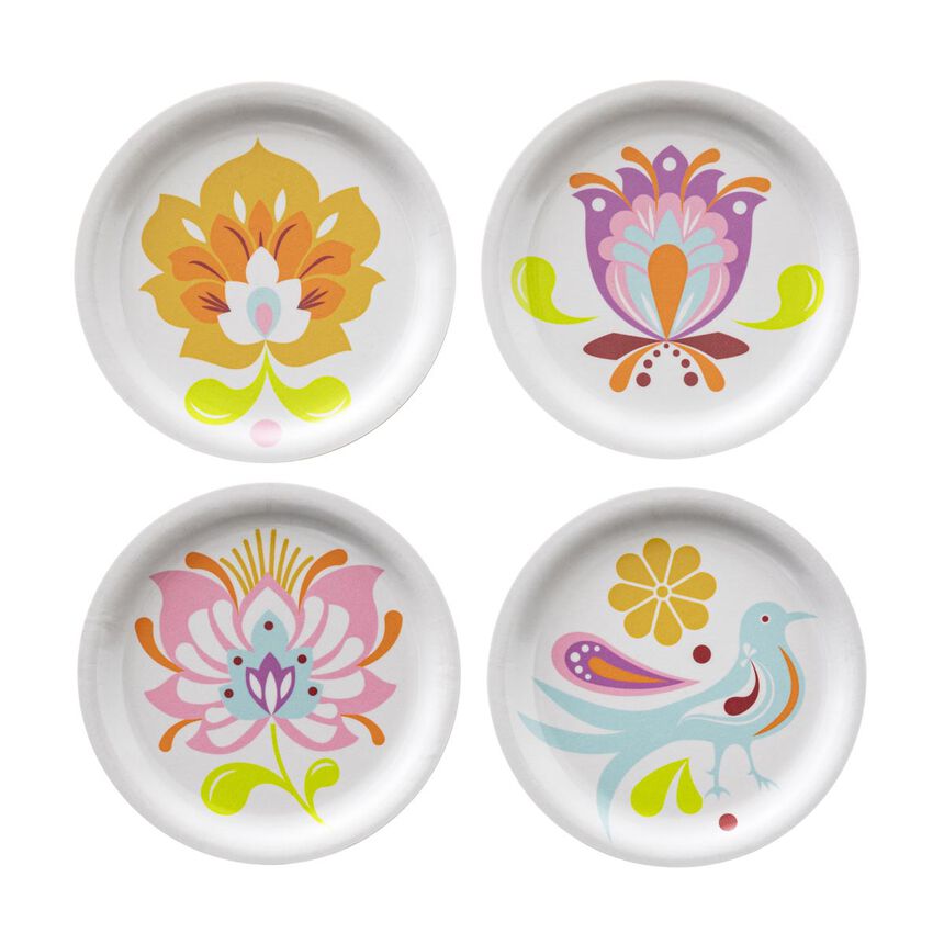 Kit de 4 dessous de verre Alegria Multico &Oslash;11 100% Bois, , hi-res image number 1