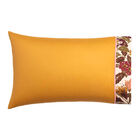 2 Pillowcases Panache de fleurs  Yellow 22"X42"King,Pair 100% cotton, , hi-res image number 1