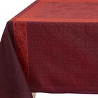 Tablecloth Ottomane Burgundy 69"x69" 100% linen, , hi-res image number 3
