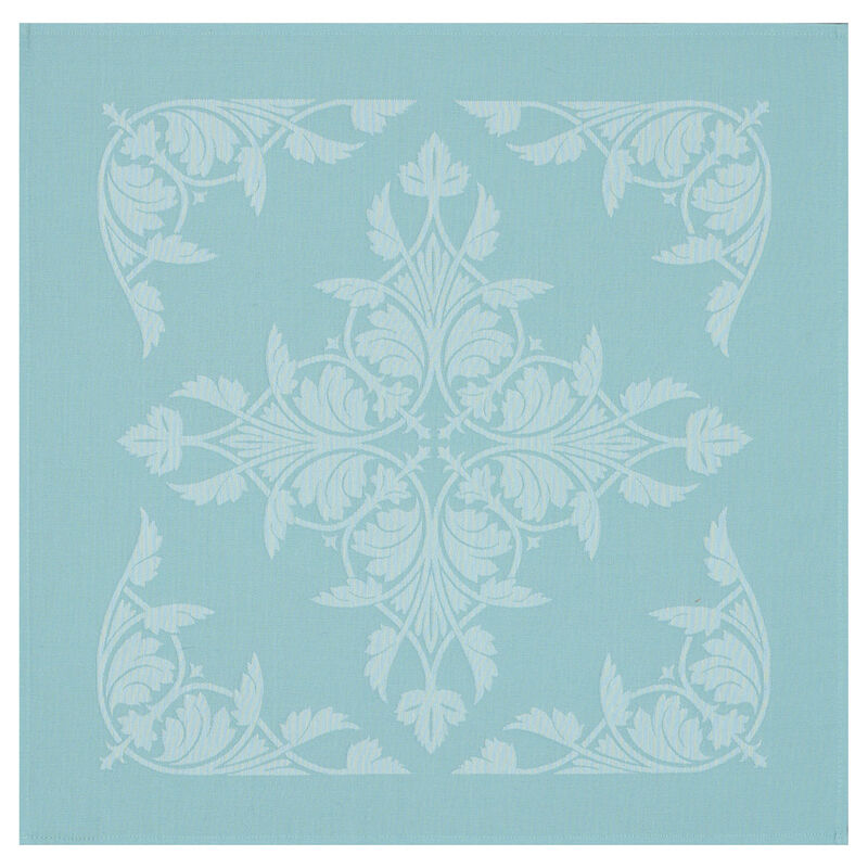Serviette de table Syracuse Aqua 58x58 100% coton, , hi-res image number 0