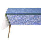 Tablecloth Escapade Tropicale Blue 47"x47" 100% linen, , hi-res image number 1