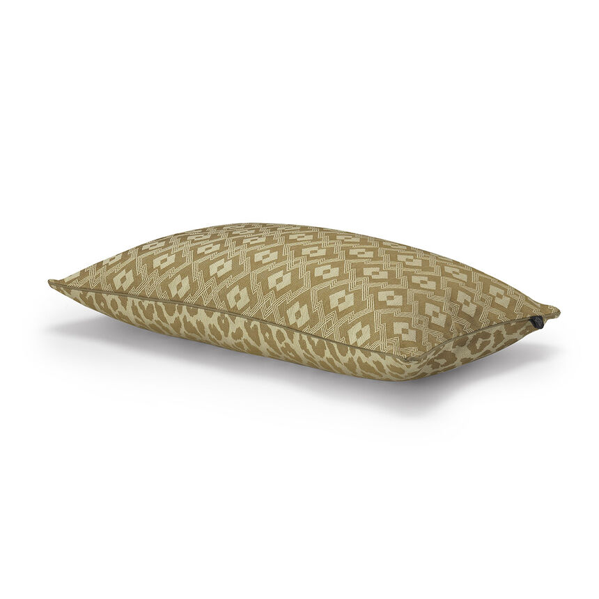 Cushion cover Nature Sauvage Yellow 20"x12" 100% cotton, , hi-res image number 1