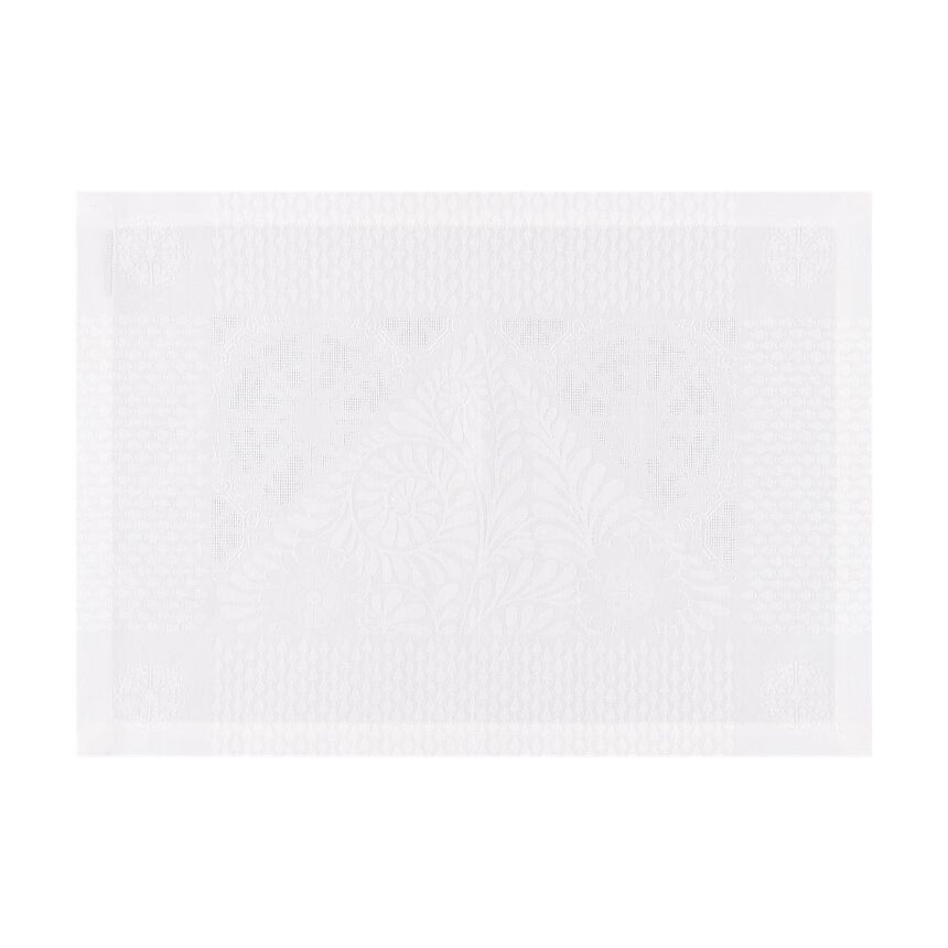 Placemat Bosphore Blanc White 54x38 50% cotton- 50 % linen, , hi-res image number 2