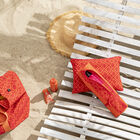Beach cushion Monoï Red 13"x10" 100% cotton, , hi-res image number 0