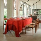 Tablecloth Souveraine  Red 69"x69" 100% linen, , hi-res image number 0