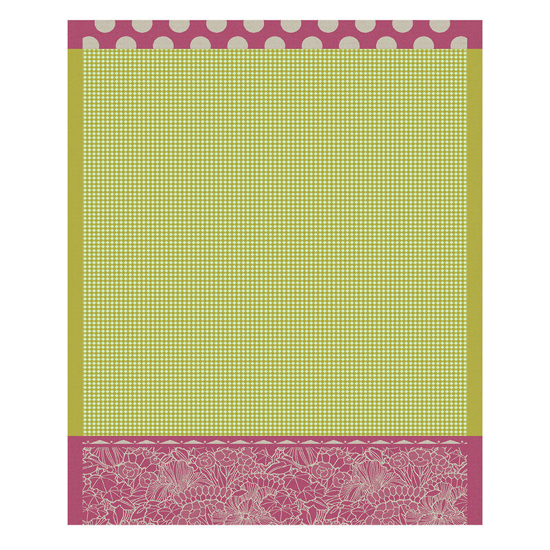 Hand towel Salade d'été Green 24"x31" 100% cotton, , hi-res image number 0